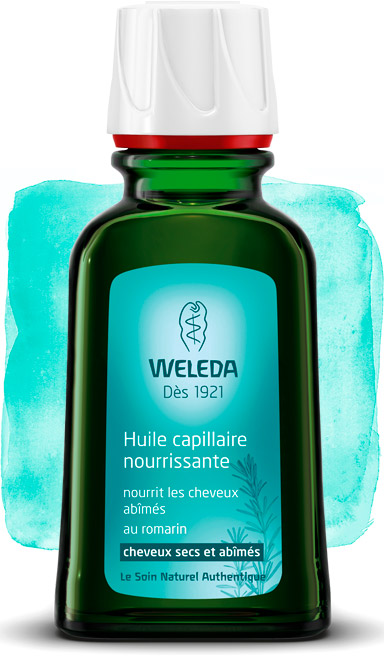 Weleda - huile capillaire nourissante cheveux secs & abimés 50 ml